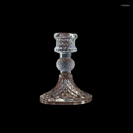 Candelabros candelabro boda perfumado calentador estético luces de cristal decoración Hogar decoración del Hogar
