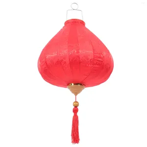 Bougeoirs chinois suspendus lanterne printemps festival année décoration pour fête de mariage en plein air (12 pouces)