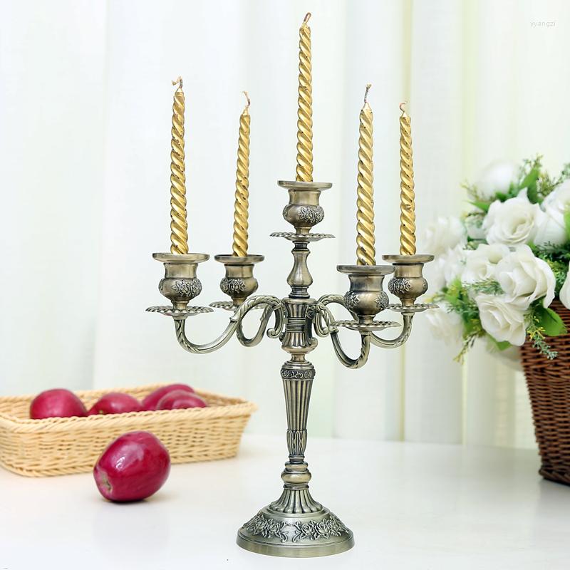 Candle Holders Christmas European Decoration Retro Home Romantic Gifts Candlelight Dinner Wedding Props Cup Holder