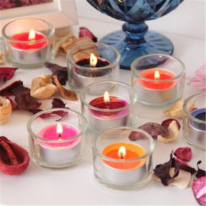 Kaarsenhouders Kerstmis Simple Small Glass Holder Valentijnsromantische vriendin Home Decor Tea Light Groothandel bruiloft Decoratie