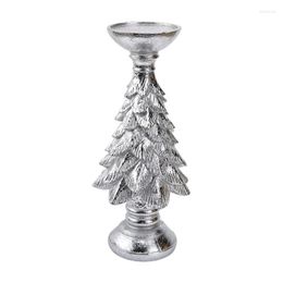 Kandelaars Kerstmis teenhouder Tea Light Resin Tree Kandelaars Candlestick Decoraties Tabel Centerpieces Ornament