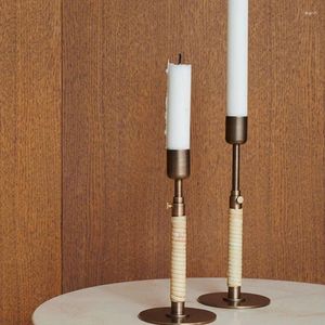 Candle Holders Church Outdoor Apartment vloer Moderne esthetische kaarsen geometrisch ontwerp Kaarshouder Home Decorations