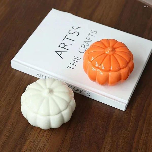 Candlers Creative Creator Ceramic Pumpkin Decoration Decoration Brande-chandelle Brûleur de fusion à la maison Aroma Container Wedding