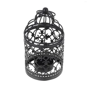 Candle Holders Creative Hollow Birdcage Candlestick Unique Holder Chic Stand Bird Cage Home Decoratie