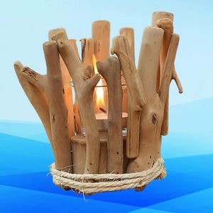 Kandelhouders Creative Wood Stick Candle Holder cadeau voor vrienden Family