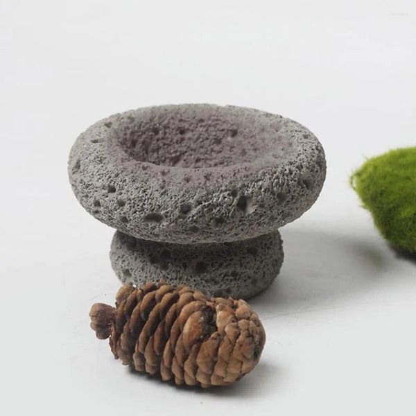 Bougeoirs tasse décor à la maison écologique lune Surface conteneur gobelet en céramique pour Mini Pot de fleur réutilisable