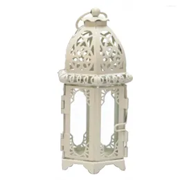 Bandlers Decoration Lightweight Gift Morocain Style Solder Iron Glass Vintage Home Space Saving Lantern Lamp Facile Installer