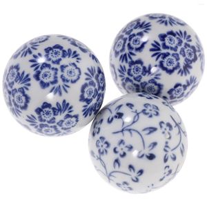 Bougeoirs Décoratifs En Céramique Orbes Porcelaine Bleu Ballspheres Blanc Centre De Table Décor Floatingset Bol Tankbowls Sphère Maison Petit