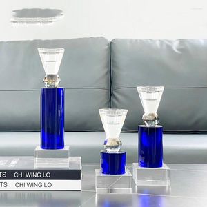 Candlers porte-verre décoratif Matchs Stand Conteneur aromatique Candelabros para velas décor intérieur AB50ZT