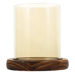 Kandelaars eettafel centerpieces glazen houder winddichte cilinder pilaar kaarsen decoraties duidelijke tinten huishouden
