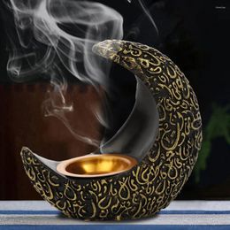 Bougeoirs Eid Ramadan Moyen-Orient Arabe-incension Burner Crescent en forme de maison