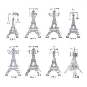 Bougeoirs Eiffel Tower Figurine Holder Table Crafon