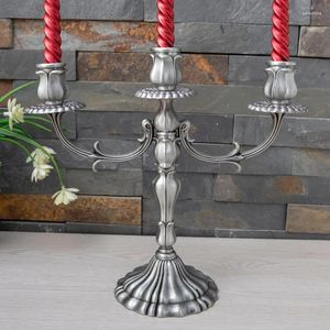 Candle Holders Europe H25cm Ligloy Metal Candles Holder Candelabra Wedding Candlestick For Home Decoration ZT135A