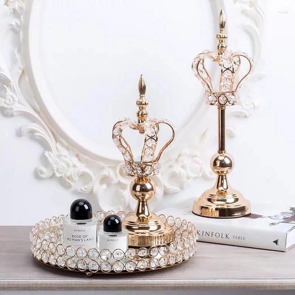 Candlers porte-cristaux européens Crown Kandelaar Candlelight Dinner Fashion Wedding Supplies Home Decoration