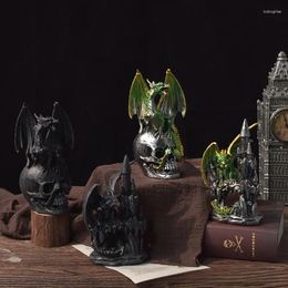 Kaarsenhouders Europese stijl Dragonhouder Figurine Home Decor Classical woonkamer tafelblad ornamenten kandelaars kickknacks