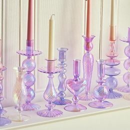 Partes de velas Floriddle Nordic Candlestick Decoración de bodas Stick Stick Candles de la sala de decoración del hogar