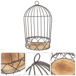 Bandlers Flower Stand Cleblandes de mariage rustique Décorations de mariage Ornement Pot Decorative Flowerpot Rack Board Birdcage