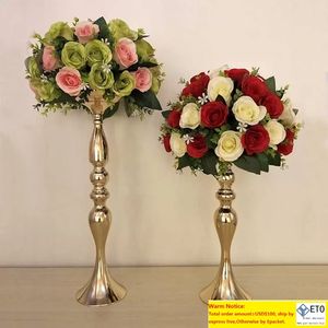 Bougeoirs Vase À Fleurs Chandelier Table Centres De Table Fleur Rack Route Plomb Décoration De Mariage DHL Fedex Expédition Rapide