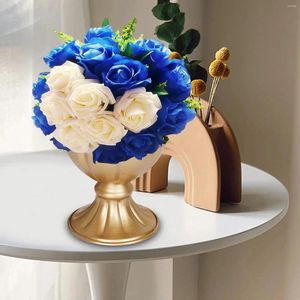 Bougeoirs Vase à fleurs rétro Pot séché décor de table Pot de fleurs décoratif pour salon intérieur fête d'anniversaire El