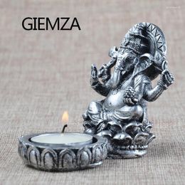 Bandlers Giemza Elephant God Godlestick Temples d'Asie du Sud-Est et artisanat bouddhiste Ornements parfumés vintage