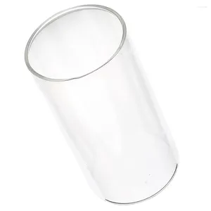 Bandlers en verre coupe décoration d'anniversaire pour la couverture de tube de cylindre fille transparent