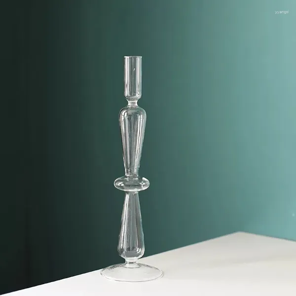 Bandlers Porte-verre pour décoration intérieure rustique mignon petit vase décoratif nordique kit de terrarium fleur
