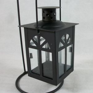 Bandlers en verre lanternes en métal pour centres de table décor de mariage