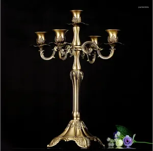 Bandlers H41cm en laiton argent chandelier grand candélabre lanternes au sol vintage accessoires zt002h41