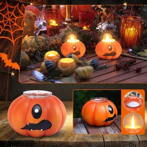 Bougeoirs Halloween Pattern Decoration Party Layout Props House Resin CraftsCandle