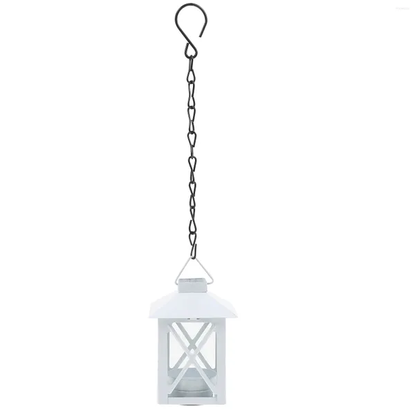 Bougeoirs suspendus porte-lanterne chandelier Style européen Base artisanale en fer