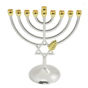 Bandlers Hanukkah Menorah Silver Color pleine taille non terniss