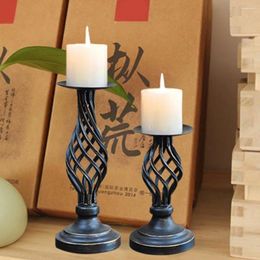 Partes de velas Arte de alta calidad Iron Candelador de candelabros Eco-Friendly Use ampliamente Hollow Out Wedding Table Decor