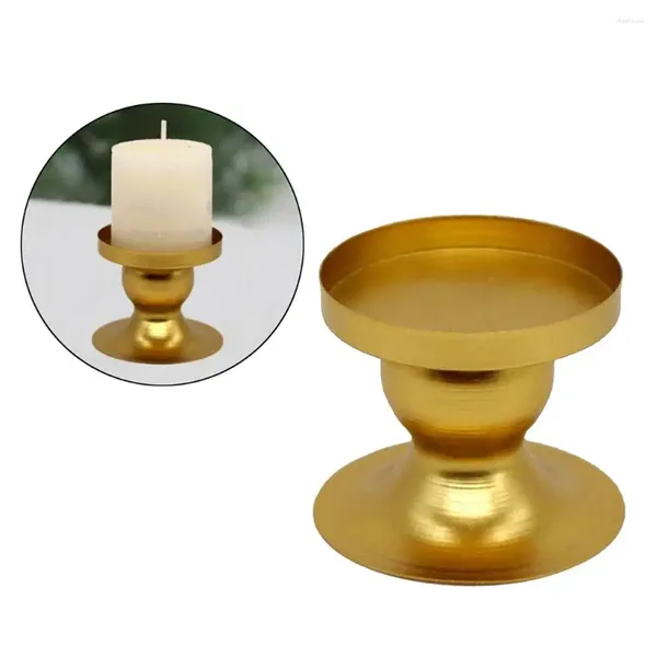 Candlers porte-gold golden the léger décoratif votif votif chandelier stand festival table centrales décorations