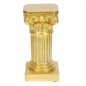 Candle porte-traits Pilier des colonnes romaines Marriage de colonne grecque Vintage Statue Stand Candles de chandelier