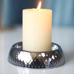 Candle porte-traits Pilier de plaque 2pcs pour El Church Home Decor Decwarmingcandle