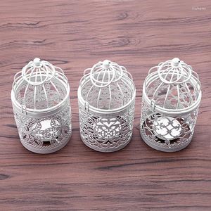 Bandlers Hollow Holder Candlestick Tealight Lantern Bird Bird Cage Vintage Whited Wholesale