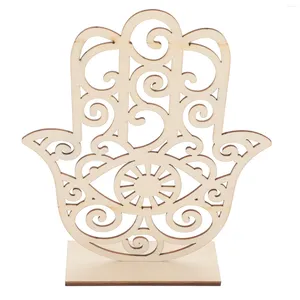 Kaarsenhouders huishoudelijke kantoor sculptuur decor hamsa hand ornament houten theelichten houder