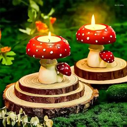 Bandlers Ins Mushroom Chandelier Bac Cartoon Holder Creative Fairy Lovely Scented Hather Resistant Craft Home Decoration Gift