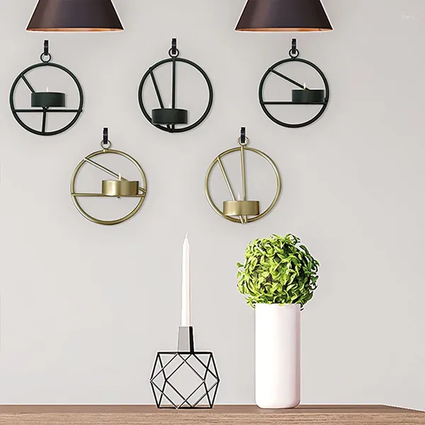 Bandlers en fer mur de chandelier monté de style chandelier européen support de style métal résidant pendant décoration de salon à la maison