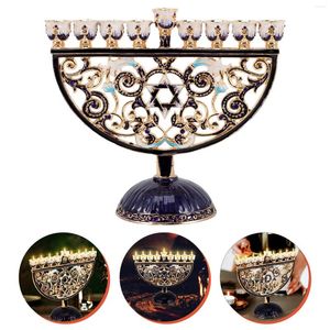 Kaarsenhouders Jeruzalem houder decoratieve judaica elegante Menorah Chanoeka kandelaar