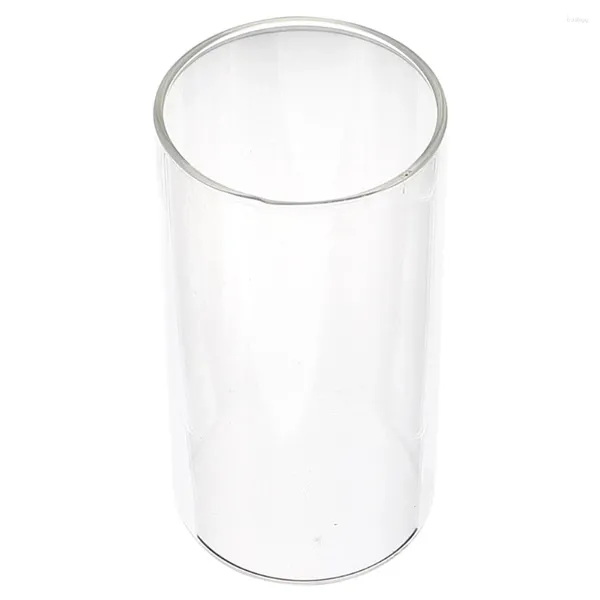 Bougeoirs abat-jour tasse en verre support transparent coupe-vent fourniture pour bougies piliers
