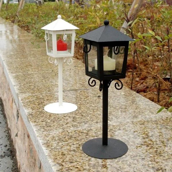 Bougeoirs Lantern Romantic Simple Vintage Holder Candlestick for Wedding Shop Party Office Bar Home Decor