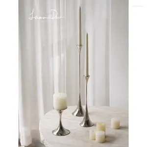 Bandlers LD Nordic Romantic Light Luxury Luxury Contexte en acier inoxydable Salle Dinnerliving Soft Murnishings Ornements