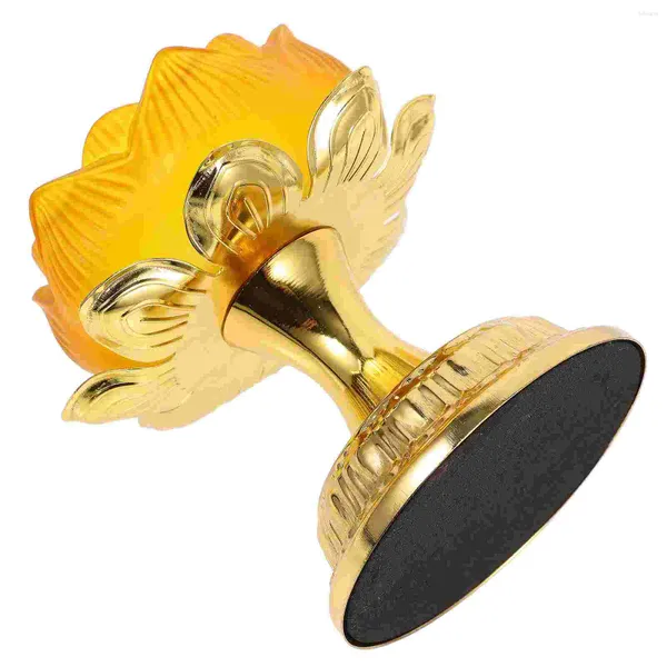 Bougeoirs Lotus Ghee porte-lampe bougie chauffe-plat délicat chandelier en alliage bougeoir décoratif Base beurre