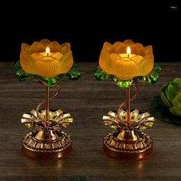 Kaarsenhouders Lotus Gold Vintage Wax Decoration Candlestick Centerpieces Decoracion Hogar Home FG09