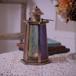 Bandlers Luxury Vintage suspendu Soalight Creative Morrocan Lamp Pilier Soporte Vela House Decor Ei50ch