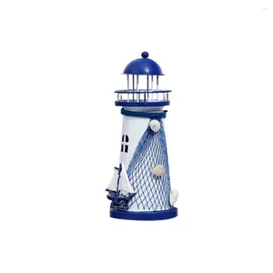 Bougeoirs Méditerranée Style Lighthouse Mariage Party Party Bandle Structure en fer Fashion Mode MODER