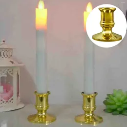 Candle Holders Memorial Holder Sea and Sand 10x Gold Pillar Base Taper Candlestick Christmas Party Decor