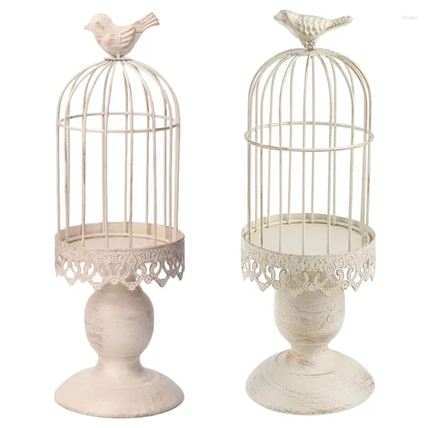 Bandlers Board Metal Bird Cage Bar de mariage Candlestick Marié Coupages Mémoriaux Présents