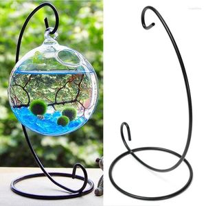 Bandlers Metal Hanging Stand Solder Creative Lantern Crochet pour la décoration de mariage à la maison / Vase en verre Vase / Plant de fleurs Poerrarium Cont